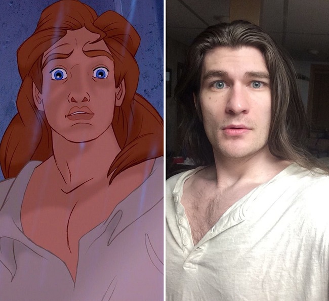 His resemblance with Disney Prince