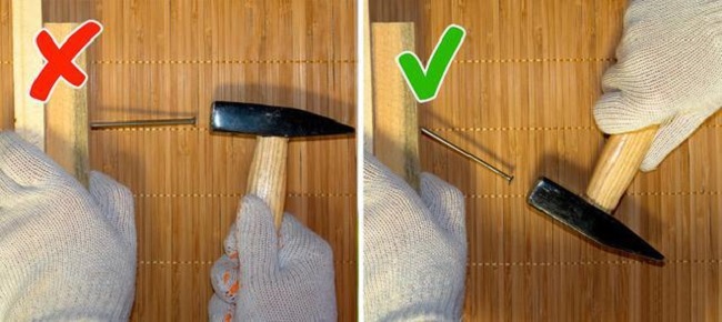 How to hammer a nail