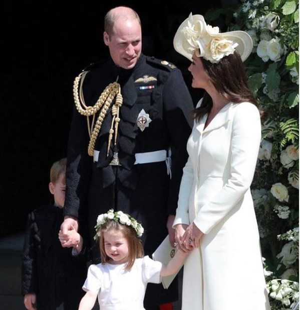 Kate wore white!