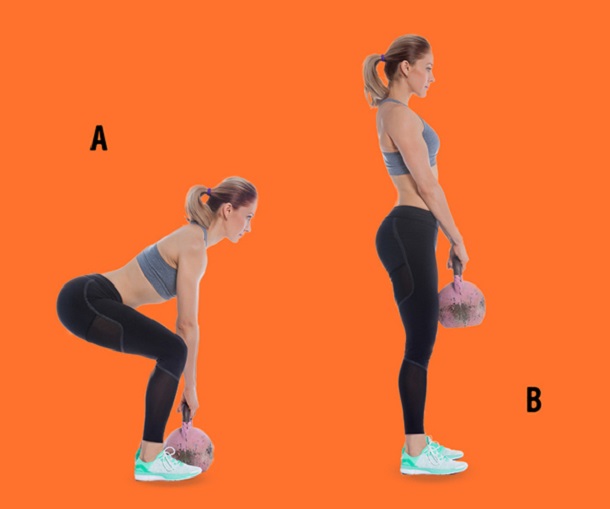 Kettlebell squat