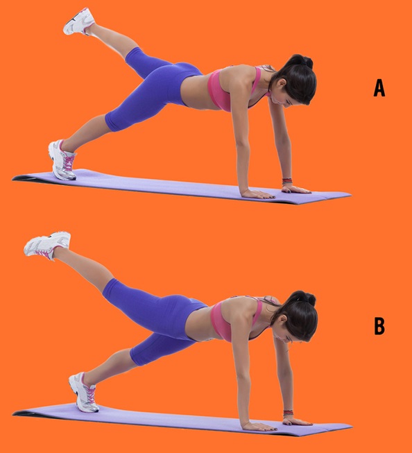 Leg-up plank