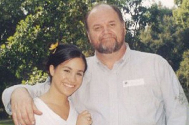 meghan with her father 