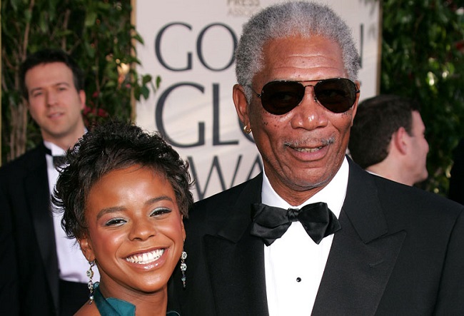 Morgan-Freeman-and-Granddaughter