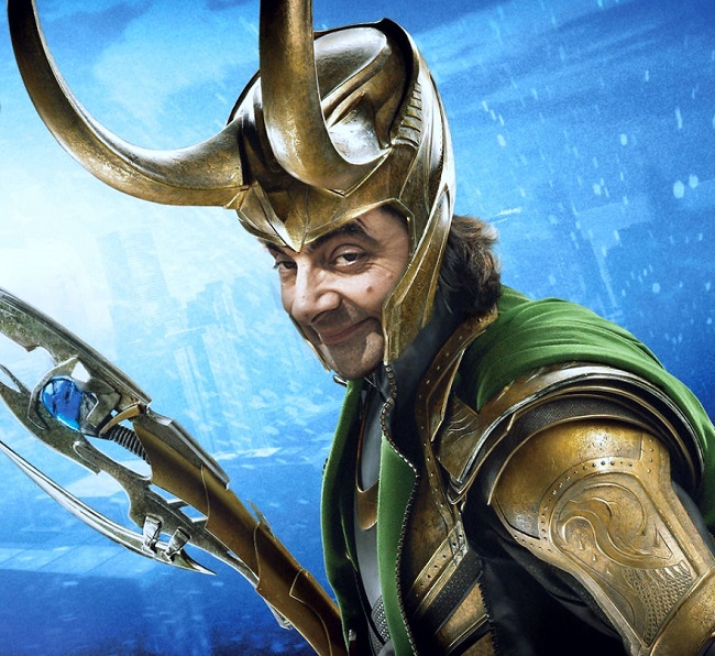 mr. bean as loki