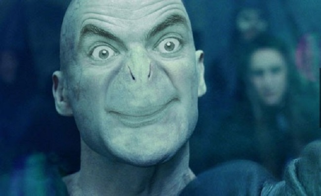 Mr bean as lord voldemort