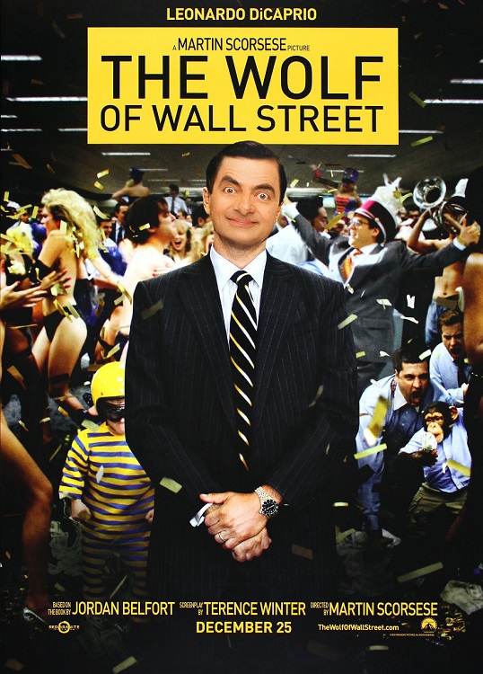 Mr. Bean as the Wolf of Wall Street