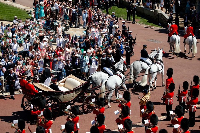 Newlyweds take a spin around Windsor