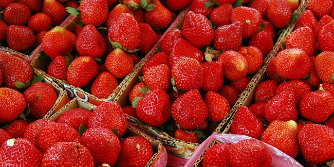 Non-organic strawberries