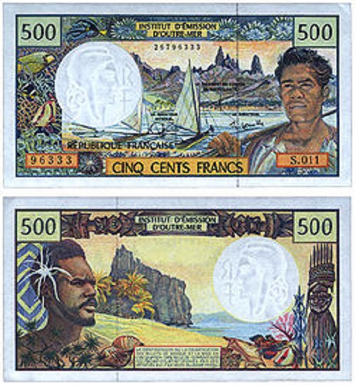 Pacific Franc – the currency of Tahiti Islands