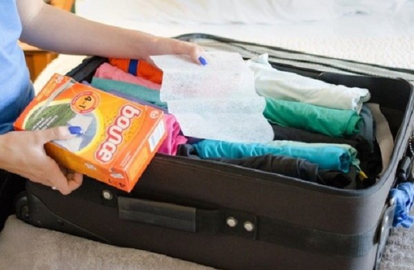 Packing bags for travel