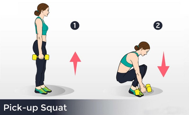 Pick-up squat