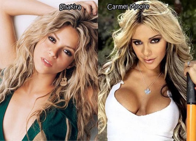 Shakira looks like Carmel Moore