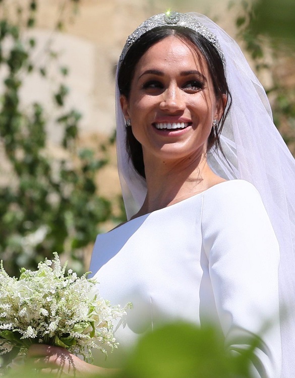 The blushing bride meghan markle 