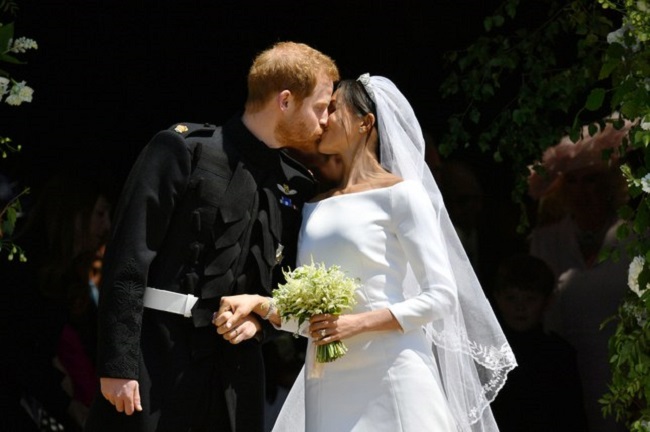 The bouquet was handpicked by Prince Harry