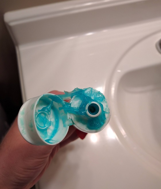 Toothpaste back in the tube