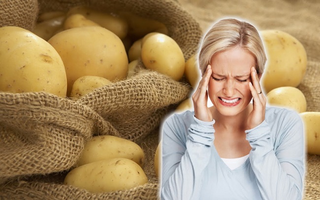 Use potatoes to cure headache