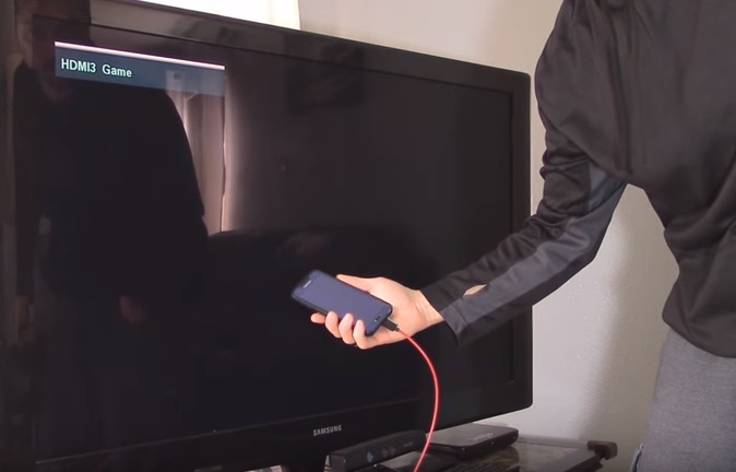 Use the TV to charge your phone