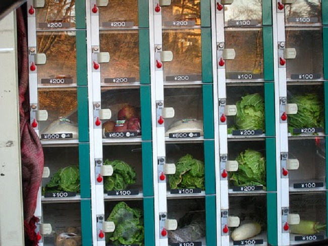 Vending the vegetables