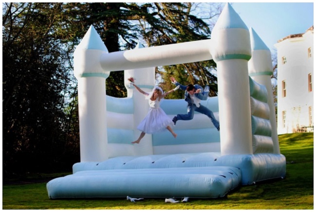 Wedding bouncy castle