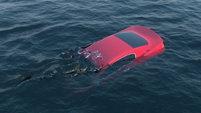 What to do in a sinking car