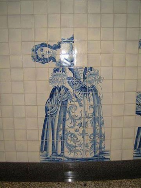 wrong tile fixing 