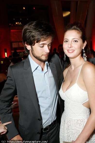 Actor Justin Chadwin busy looking at Eva Amurri