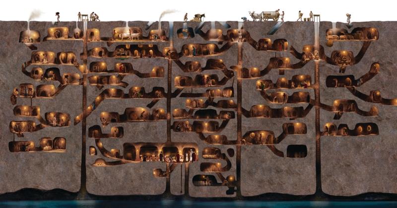 Design of the Derinkuyu Underground City