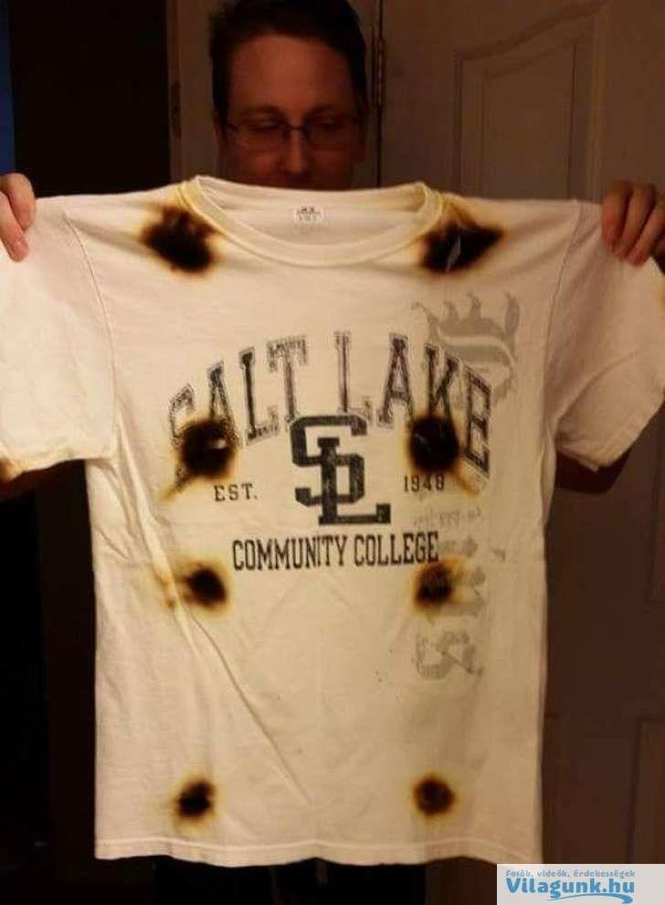 Don’t microwave a t-shirt