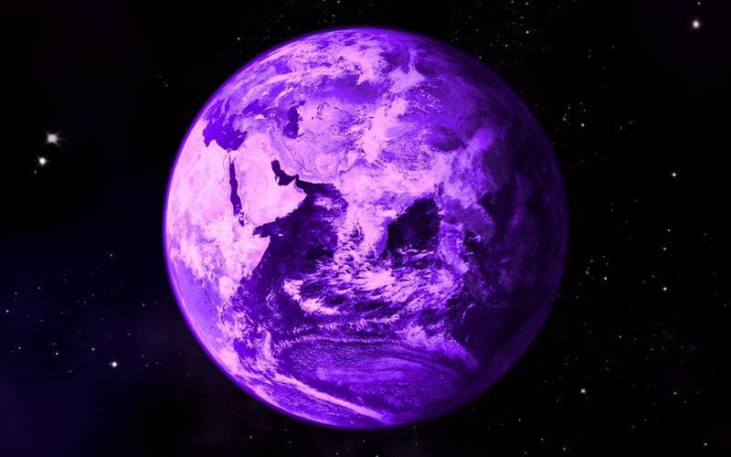 Earth was Purple