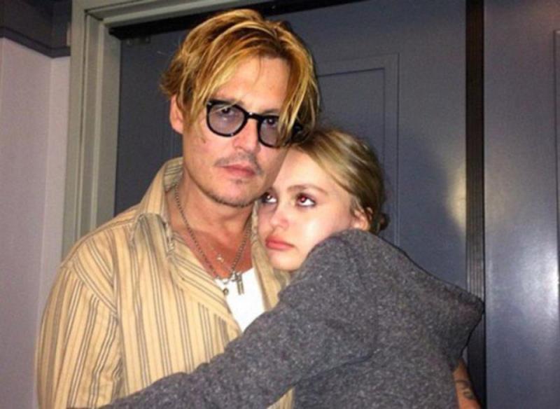 Johnny Depp and his kids