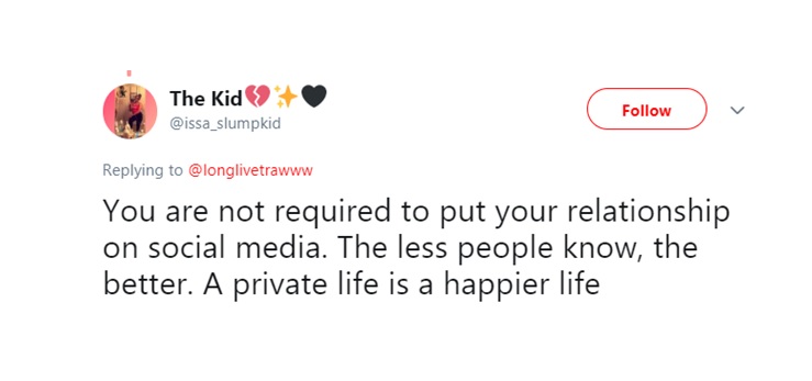 Keep your private life separate