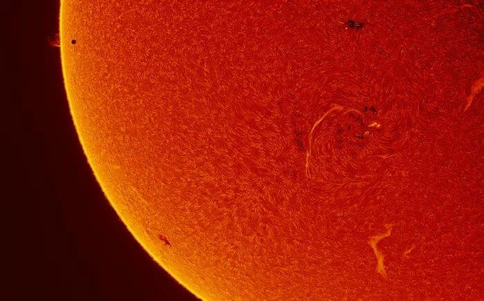 Mercury and the Sun