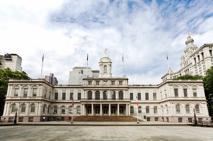 New York City Hall of today