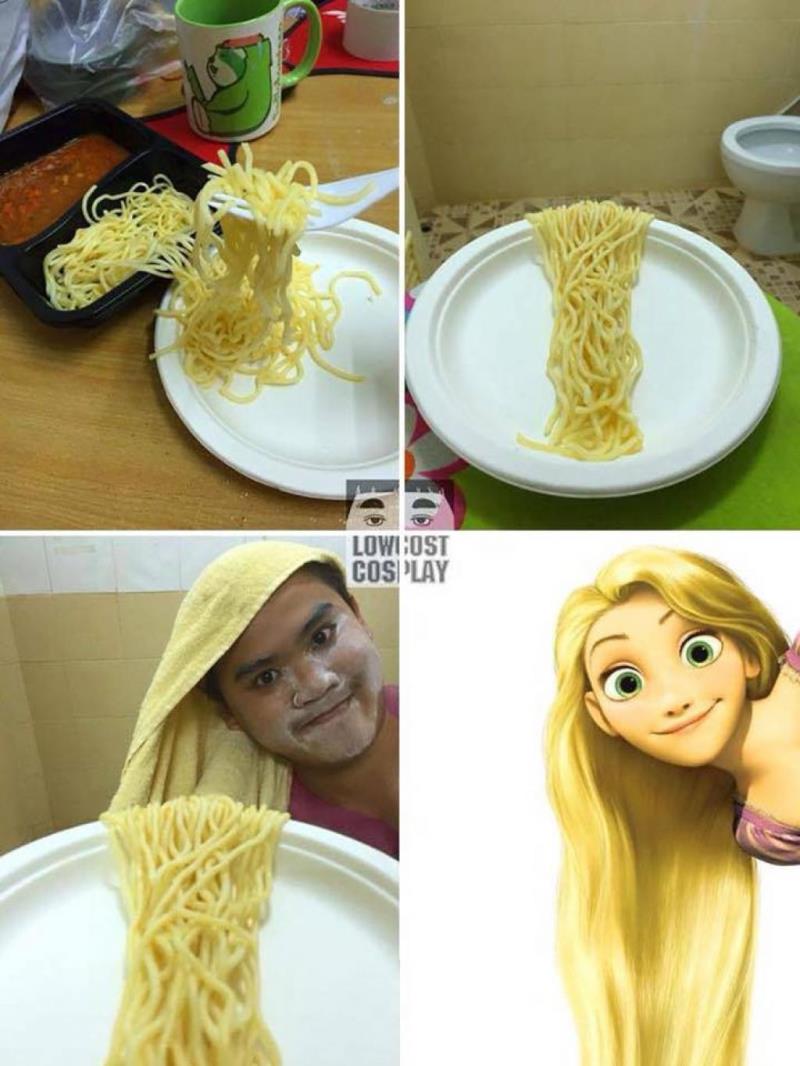 Once again noodles but this time a Disney character