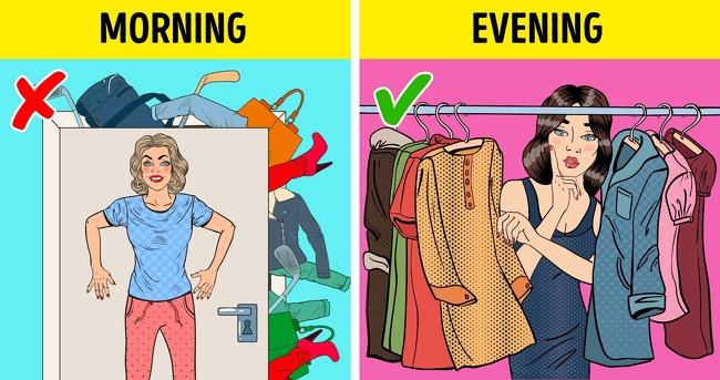 Preparing your outfit