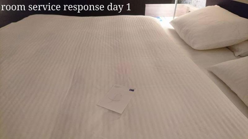 Reaction of housekeeping staff