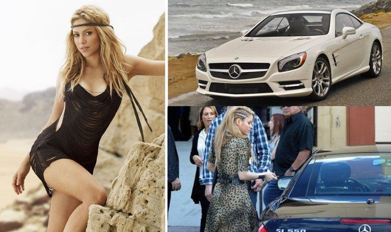 Shakira- Mercedes Benz worth 108050 dollars