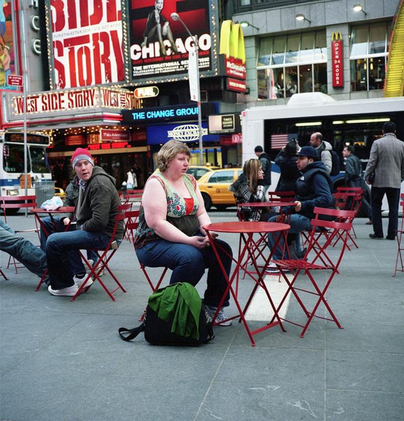 Sitting in a Public Place