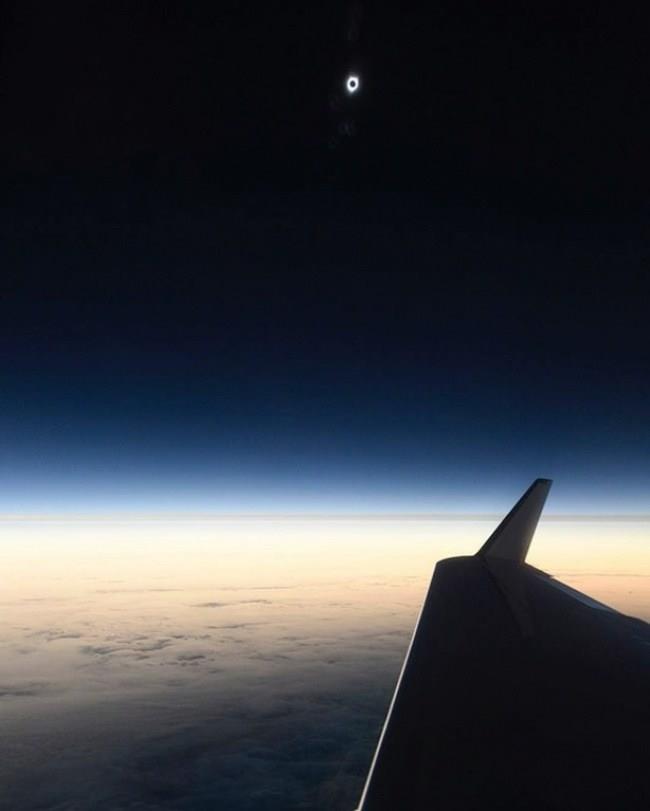 Solar Eclipse from plane