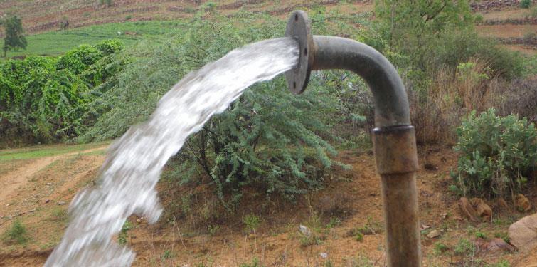 Take water from bore well