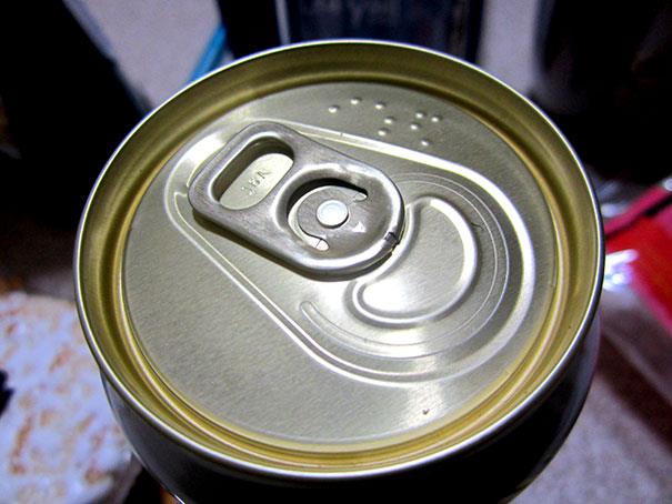 The blind can read the cans.