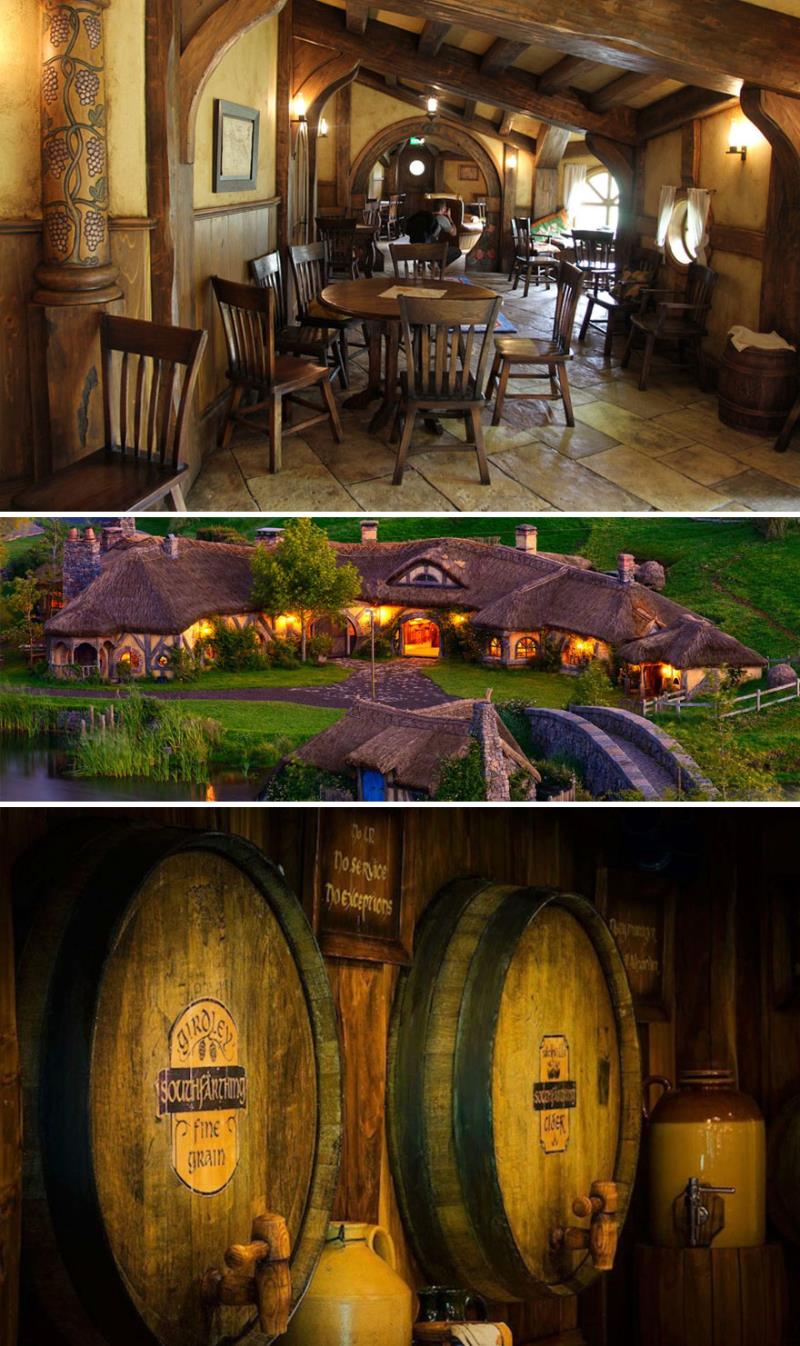 The Green Dragon Pub in Hobbiton (New Zealand)