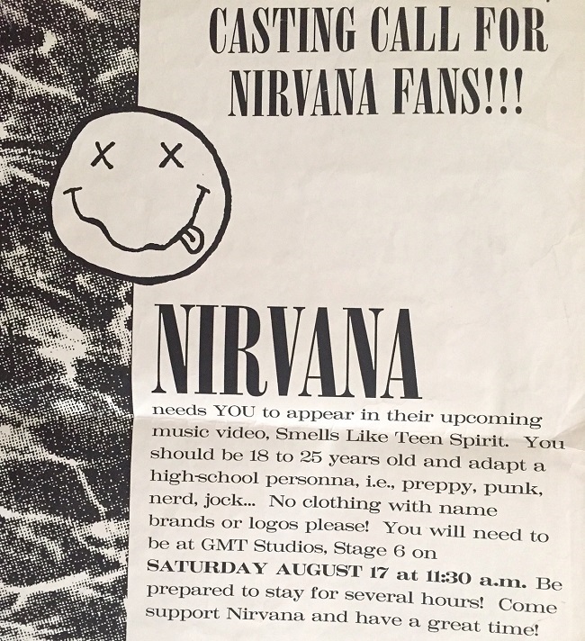 The Nirvana casting call