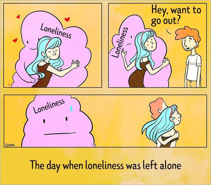 When loneliness feels heartbroken!