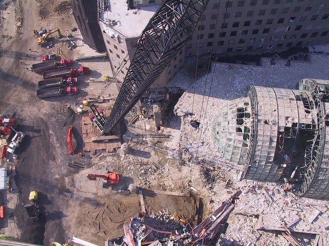 The pictures of chaotic rubble and devastation