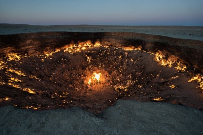 Darwaza Crater, the Door to Hell