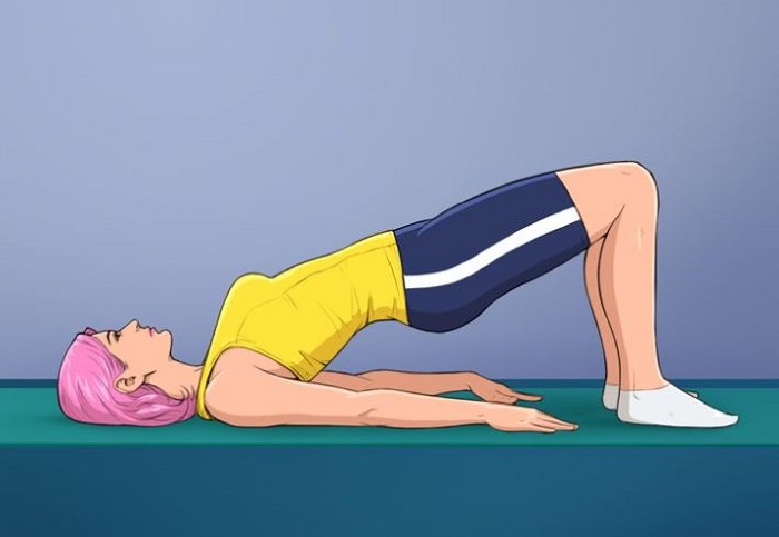 Bridge pose