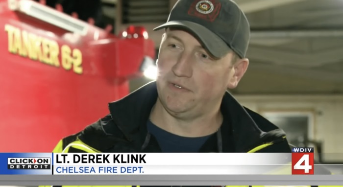 Firefighter Lt. Derek Klink also praised Vish’s heroic actions