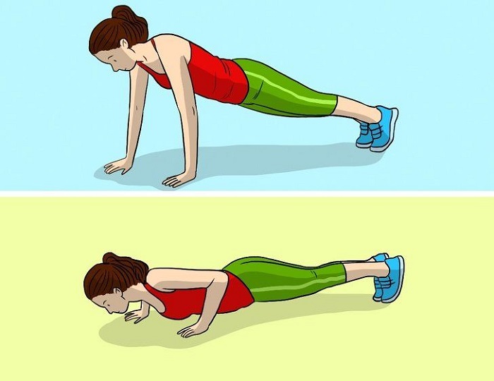 Instead, do wide push-ups