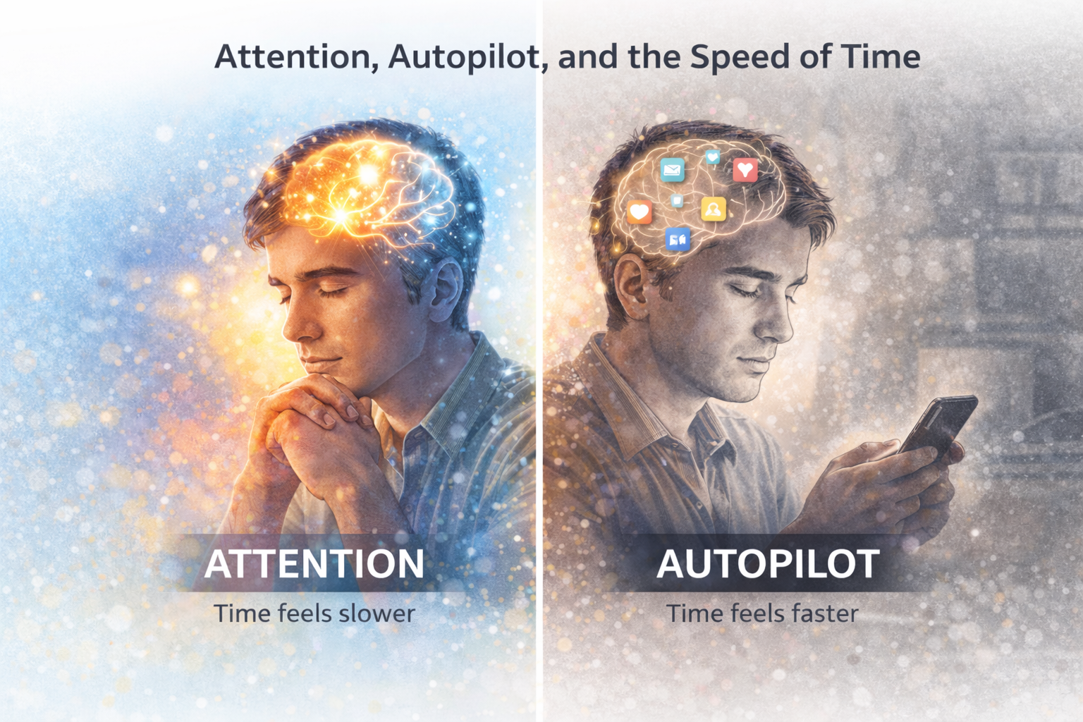 Attention, Autopilot, and the Speed of Time Attention, Autopilot, and the Speed of Time